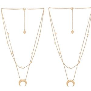 Revolve crescent & constellation necklace wanderlust